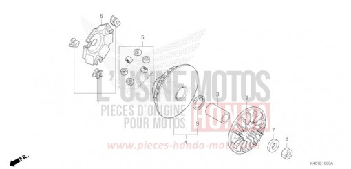 COTE SECONDAIRE NSS125DF de 2015